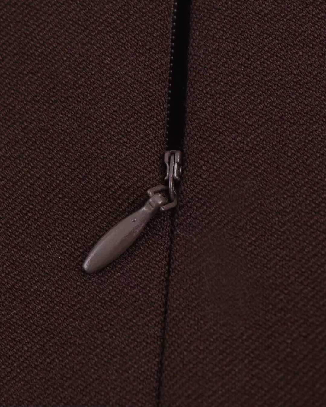 Elegante Bruine Blazer en Rok Set met Hoge Taille en Knoopsluiting voor Dames