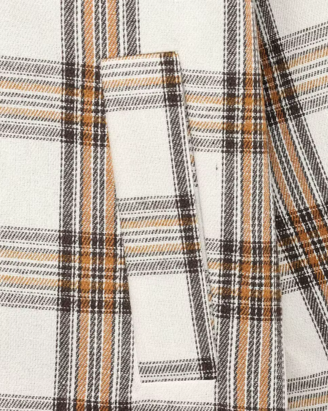 Voorjaarsjas met Ruiten en Lange Mouwen met Kraag en Ritssluiting voor Dames