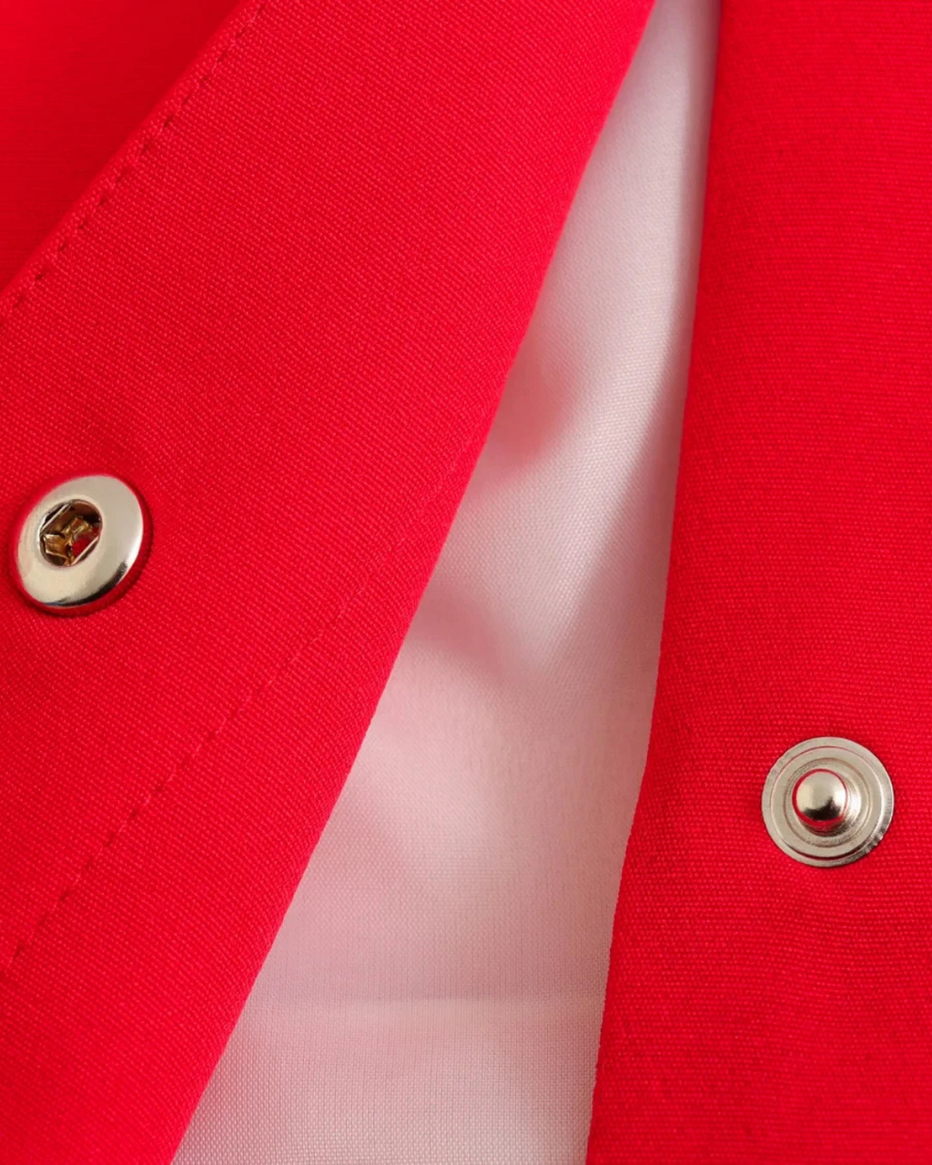 Vintage Cropped Jas met Reverskraag en Klepzakken voor Dames