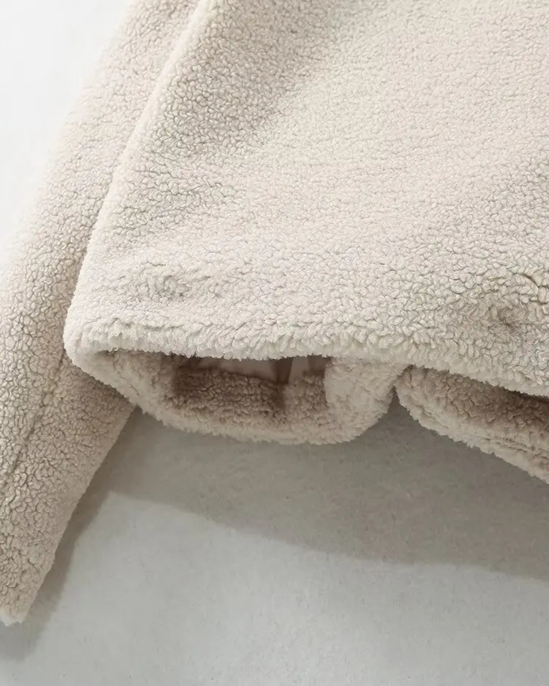 Casual Effen Winterjas met Kraag, Knopen en Zakken voor Dames