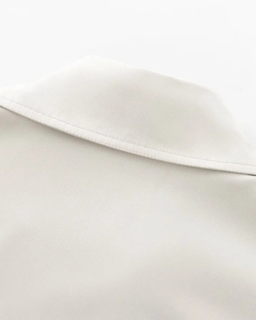 Effen Cropped Trenchcoat voor Dames