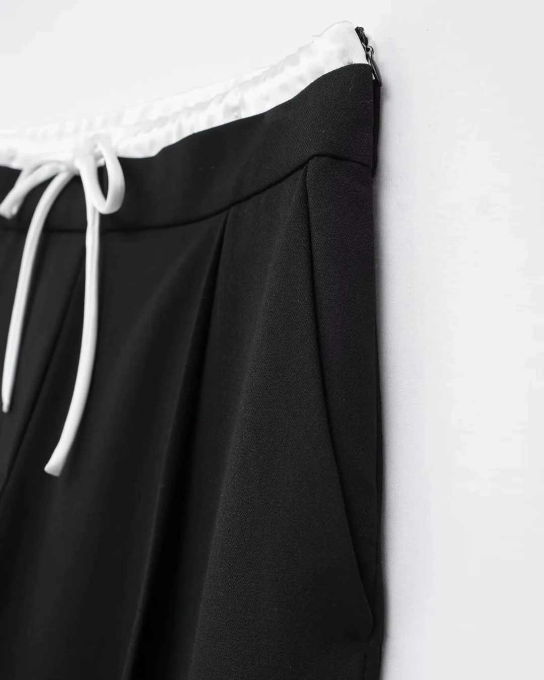 Vintage Rechte Broek met Trekkoord voor Dames