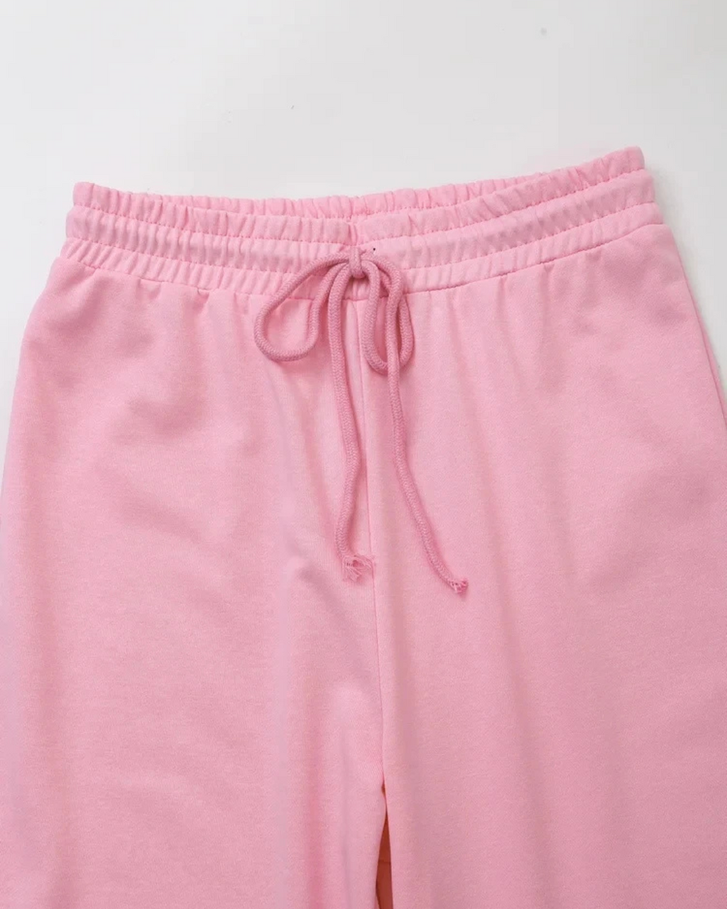 2-Delige Set met O-hals T-shirt en Trekkoord Broek voor Dames