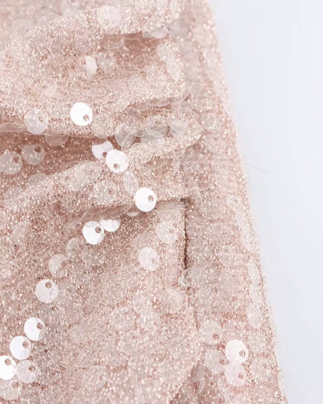 Hangende Halskraag met Open Rug Midi Jurk met Pailletten voor Dames