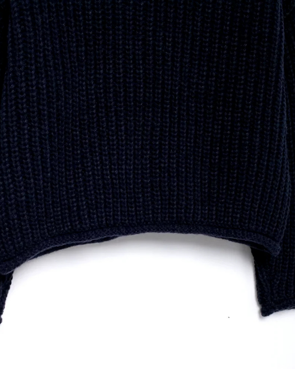 Elegante Gebreide Donkerblauwe Vest voor Dames