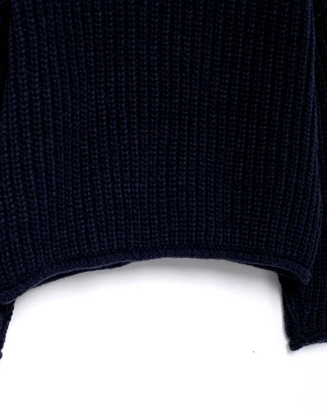 Elegante Gebreide Donkerblauwe Vest voor Dames