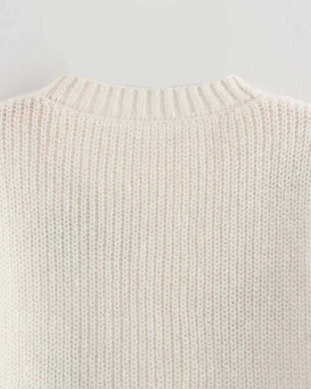 Gebreide Trui Dames – Strikdetail & Korte Mouw