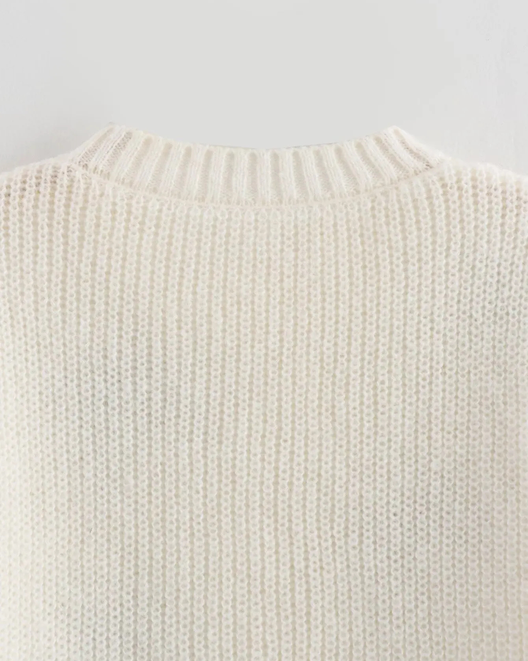 Gebreide Trui Dames – Strikdetail & Korte Mouw