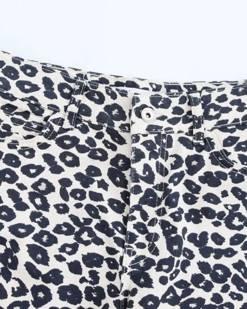 Casual Denim Pak met Dierenprint Jack en Broek voor Dames