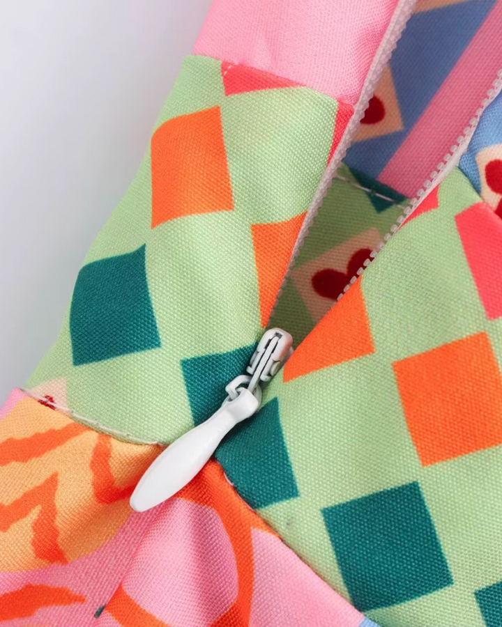 Elegante Zomerjurk met Hellende Schouder en Kwastjes voor Dames