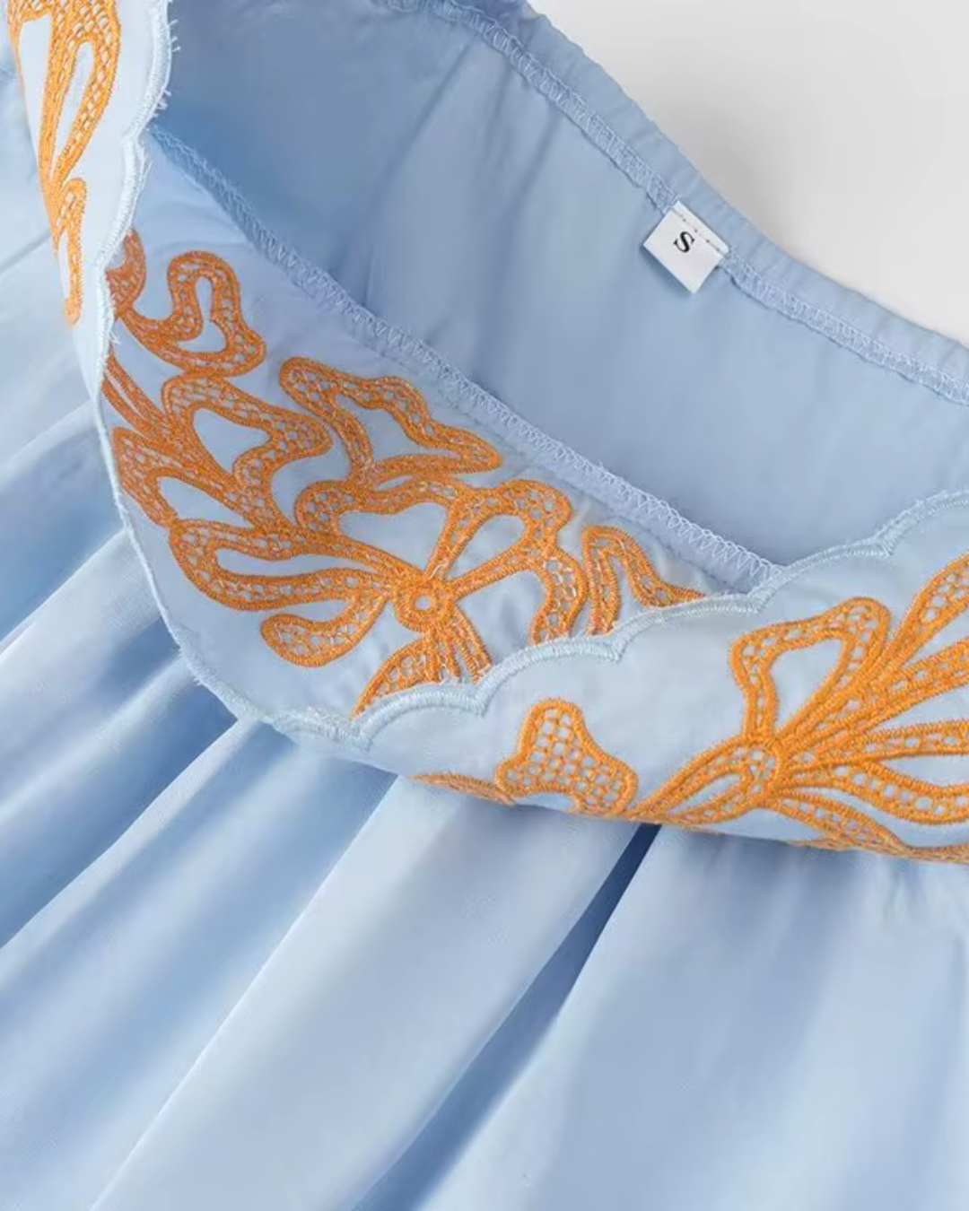 Elegante Korte Top En Rok Geborduurde Set voor Dames