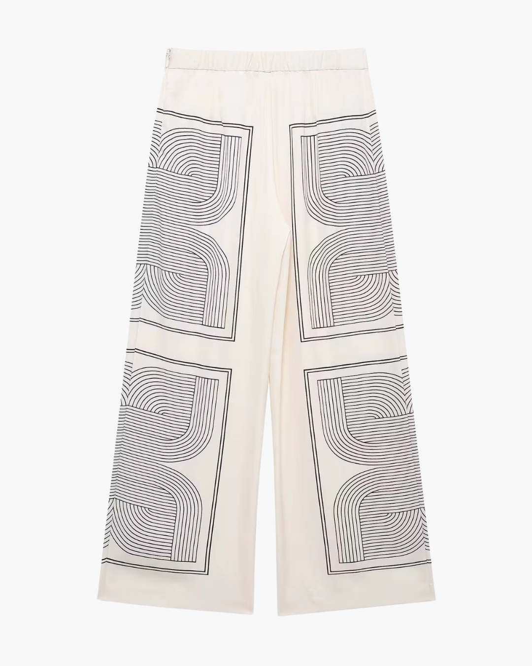 Mode Revers Shirt en Hoge Taille Rits Broek voor Dames