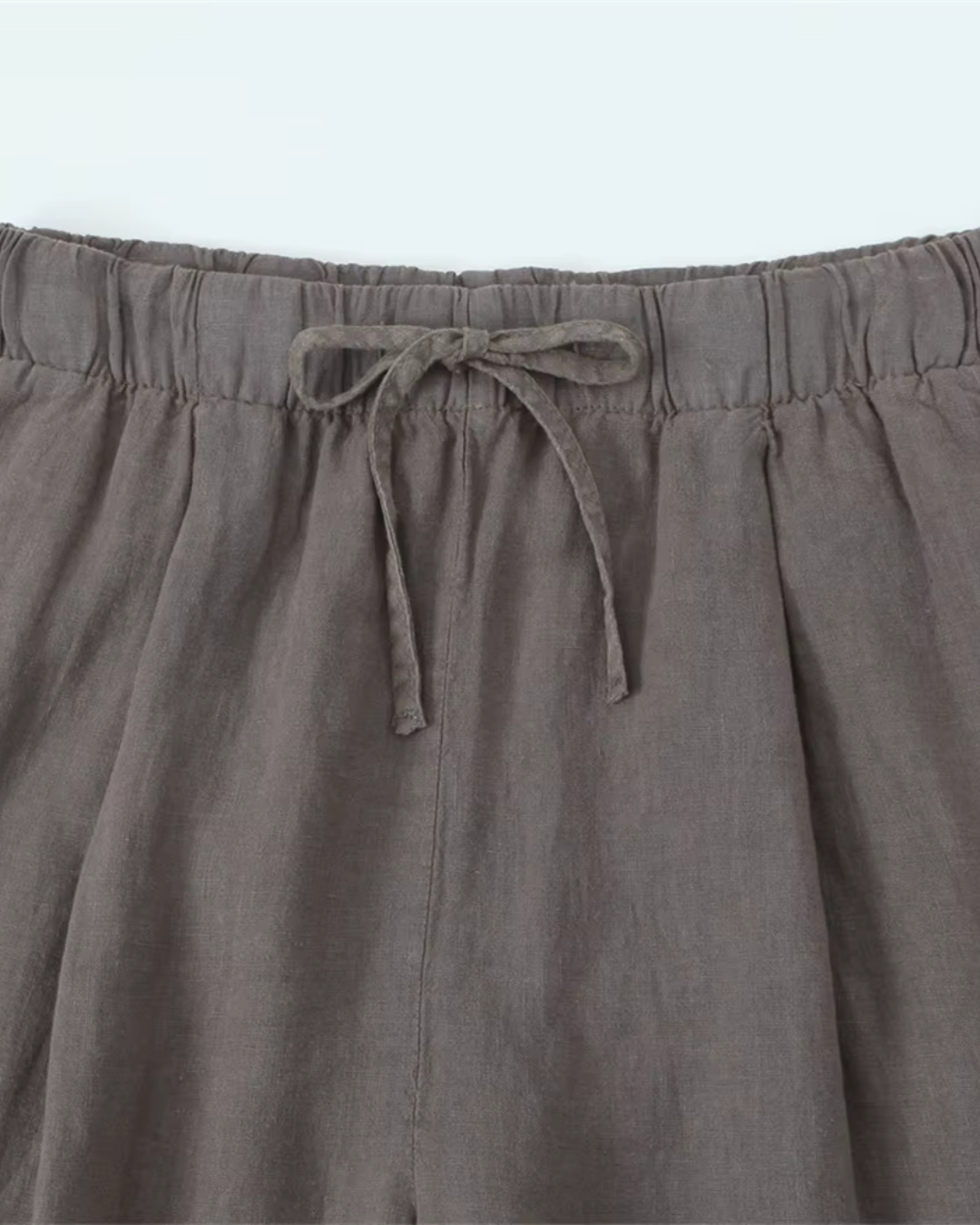 Casual Broek met Trekkoord en Wijde Pijpen voor Dames