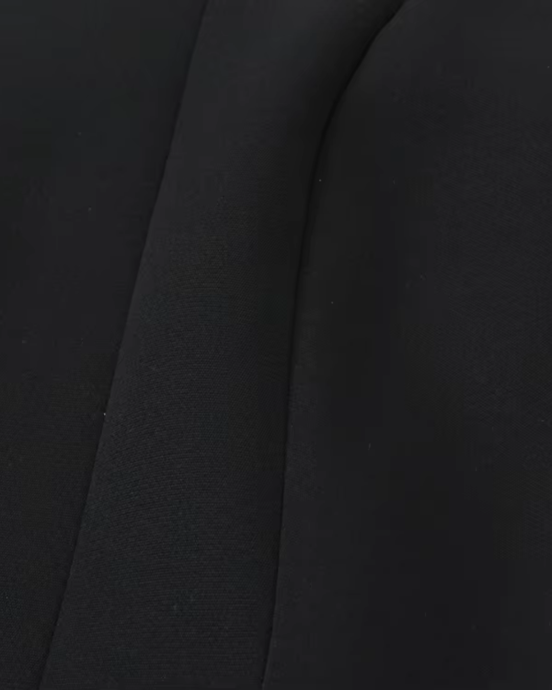 Elegante Zwarte Geplooide Maxi Jurk voor Dames