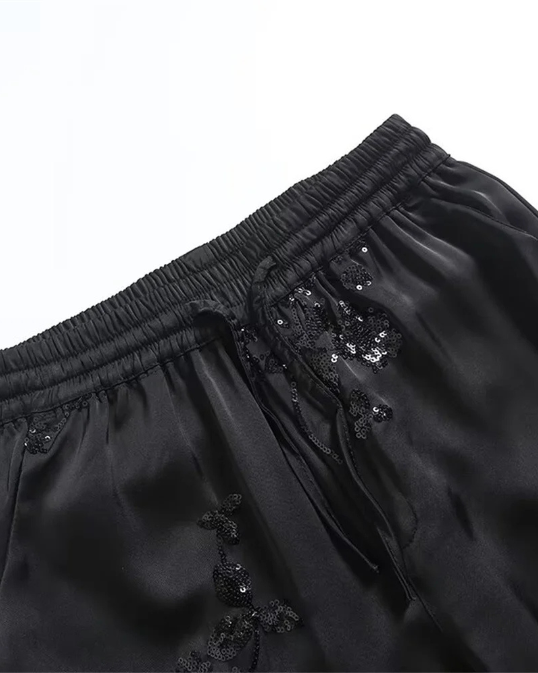 Geborduurde Set met Shirt en Broek met Herfstlook voor Dames