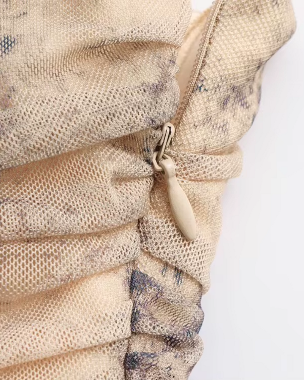 Elegante Tule Halter Midi Dress Met Kleurverloop Voor Dames