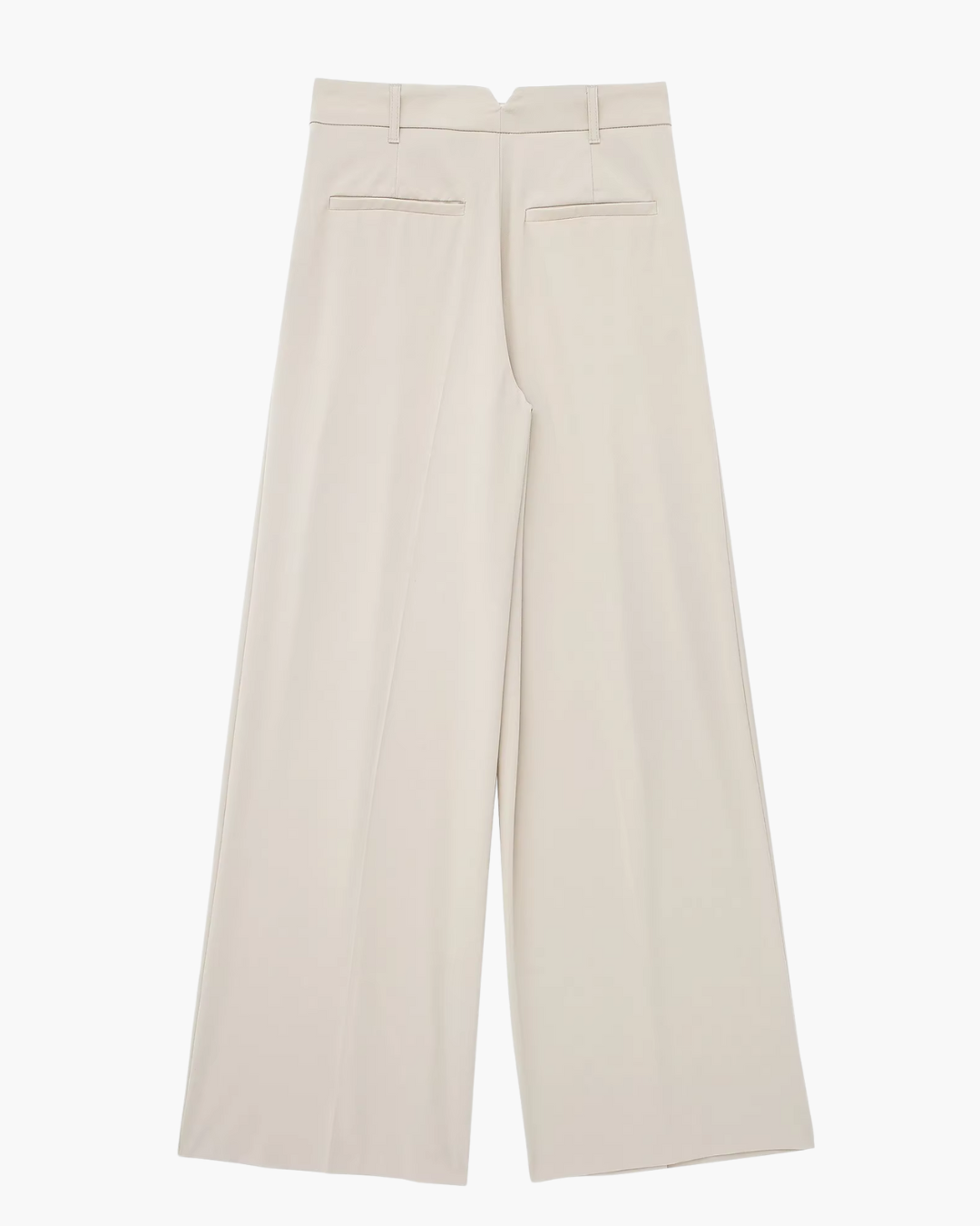 Effen Hoge Taille Pantalon voor Dames