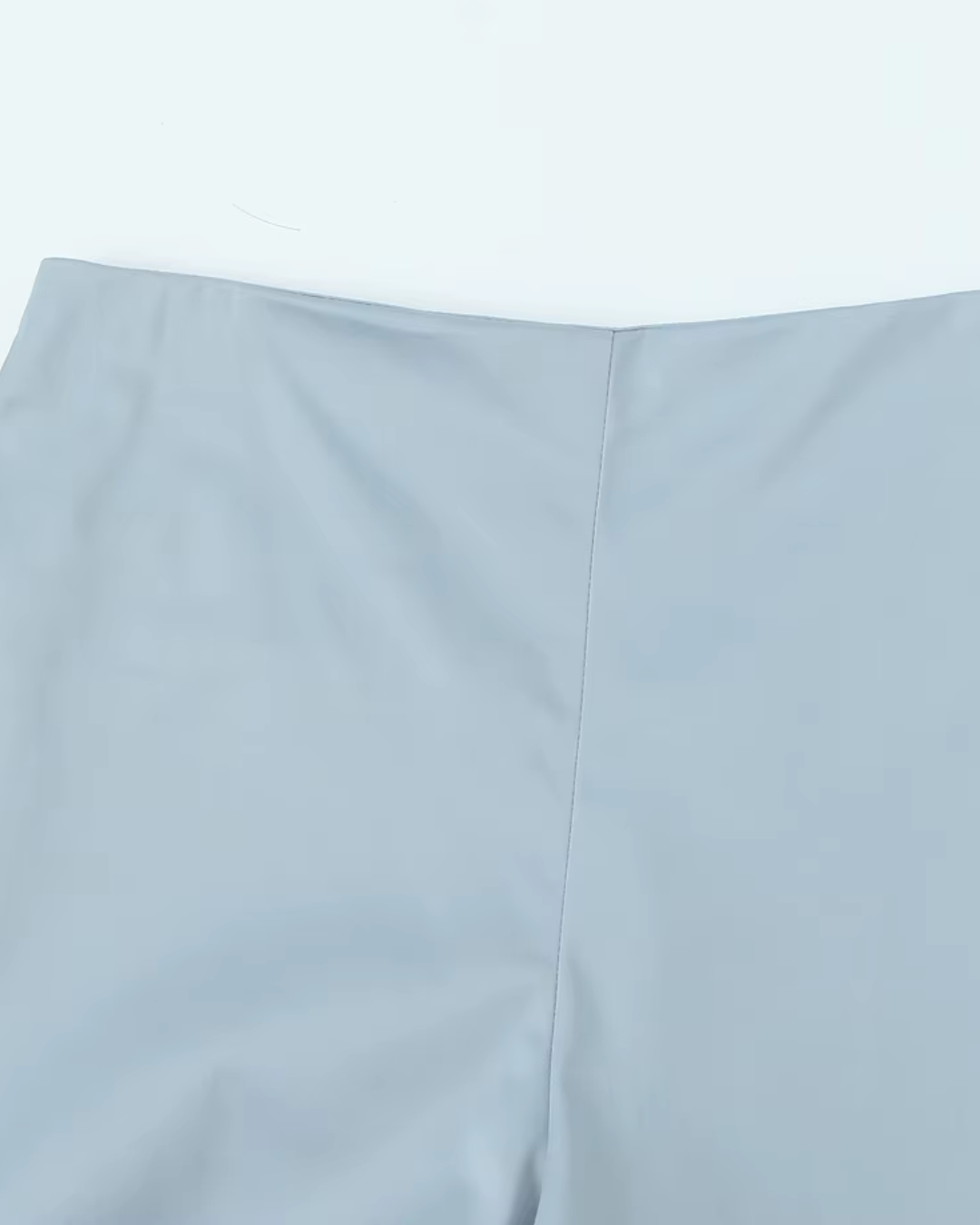 Elegante Tweedelige Set met Strik Top en Wijde Pijpen Broek