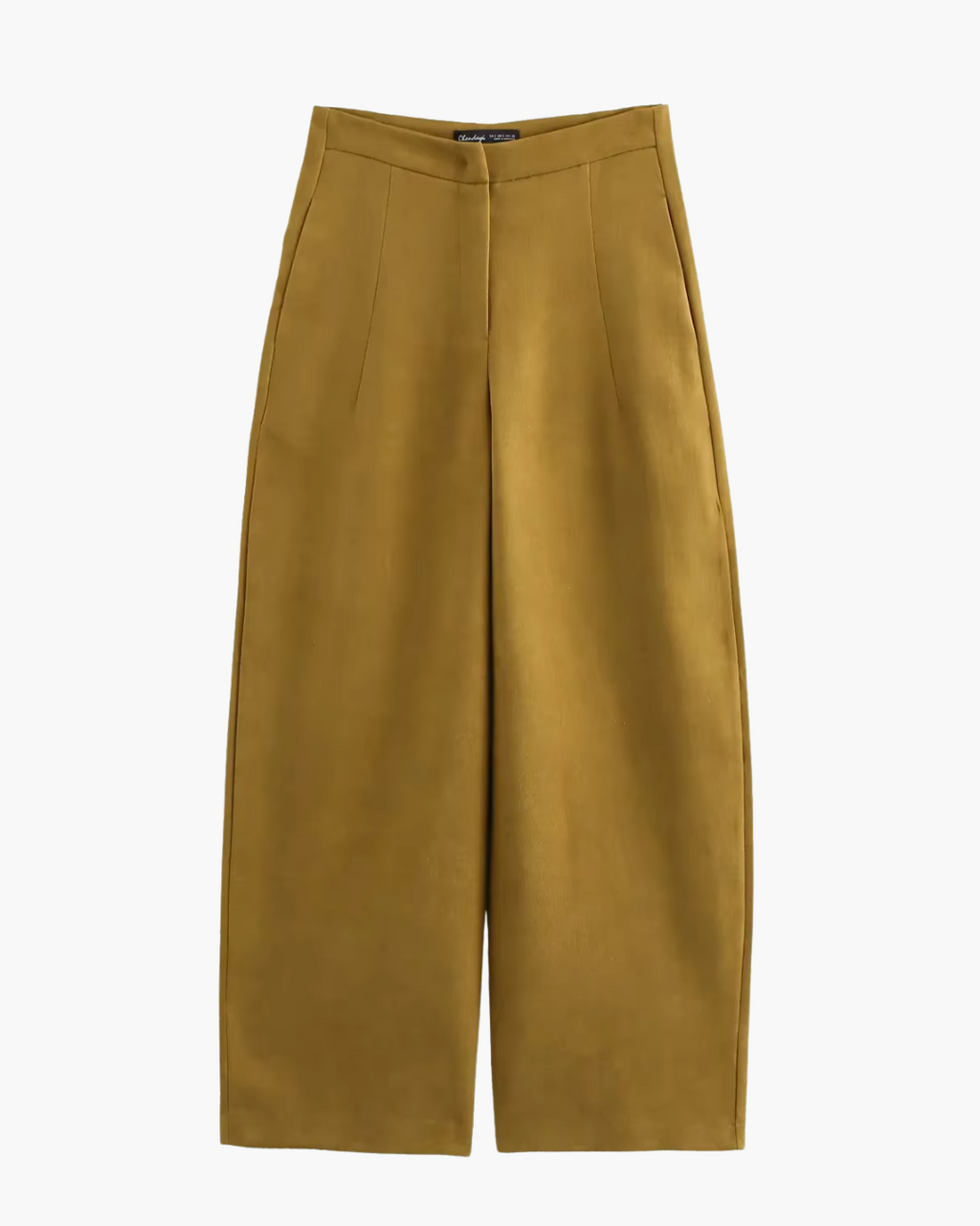 Vintage Chic Bruine Blazer en Broek Set voor Dames