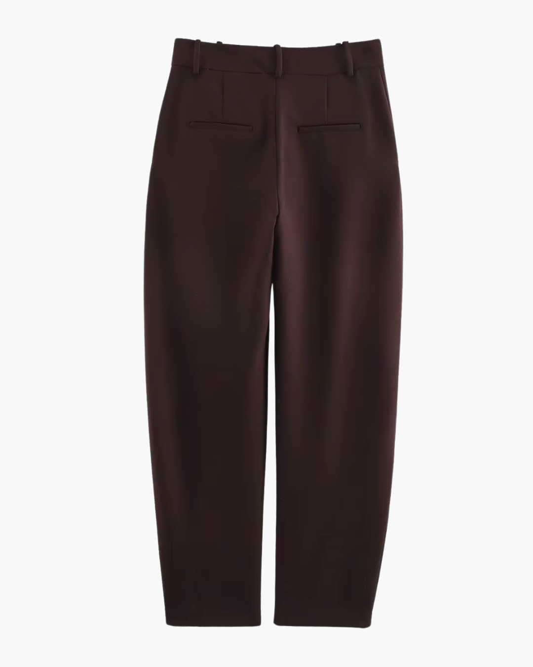 Elegante Bruine Blazer en Broek Set voor Dames