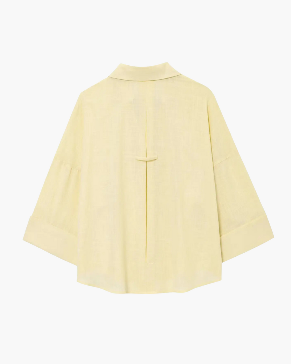 Oversized Blouse Dames – V-Hals & Faux Linnen