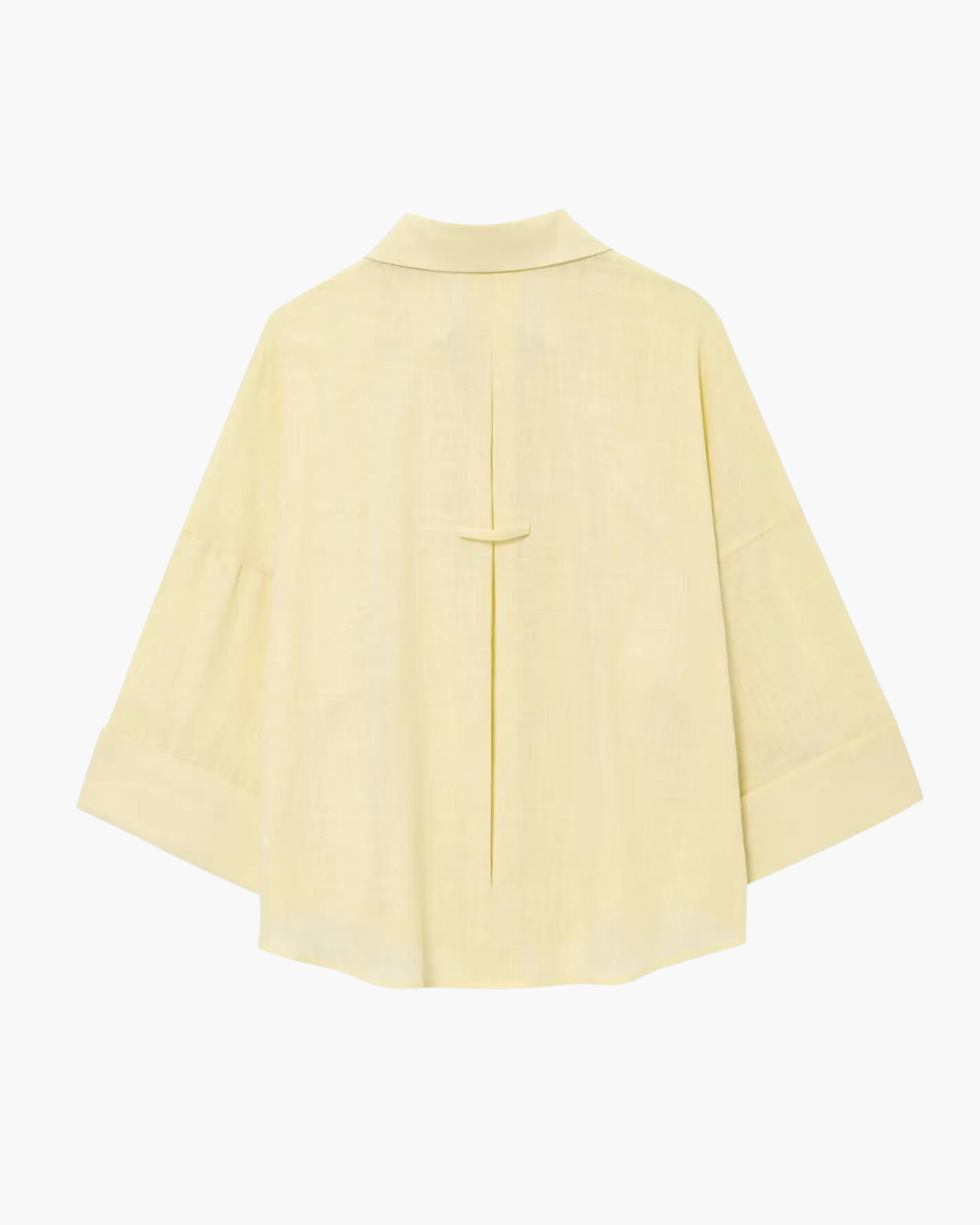 Oversized Blouse Dames – V-Hals & Faux Linnen