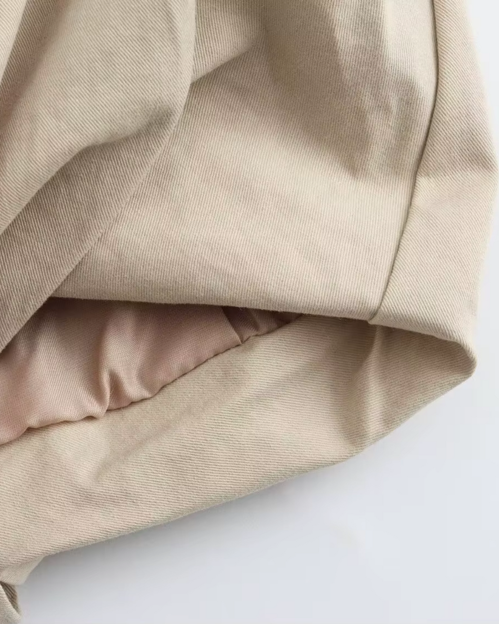 Beige Bomberjack in Koreaanse Stijl voor Dames