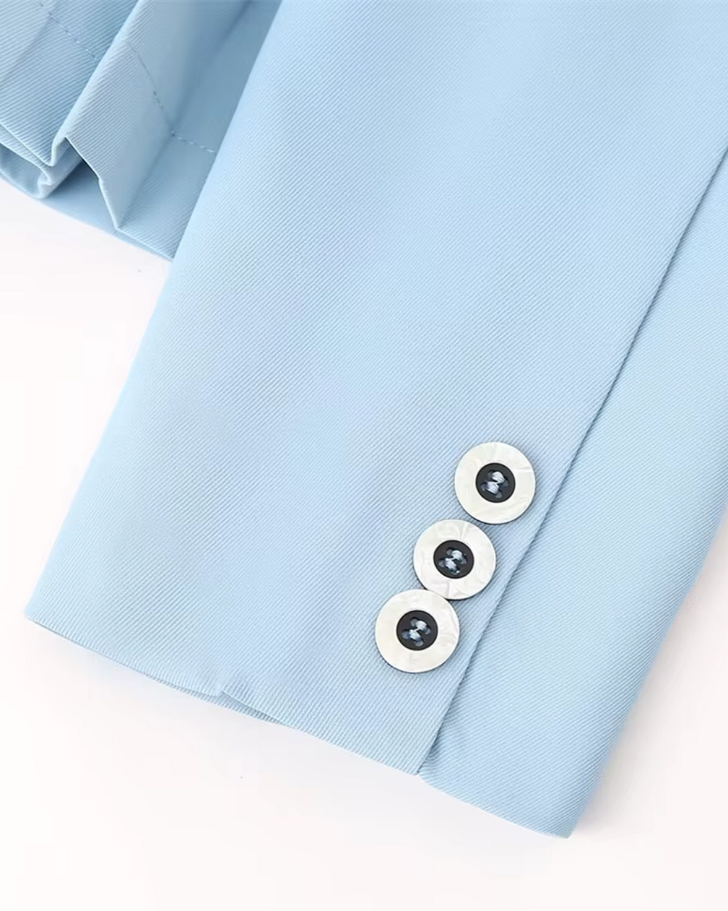 Stijlvol Gerimpeld Pak met Hoge Taille Broek voor Dames