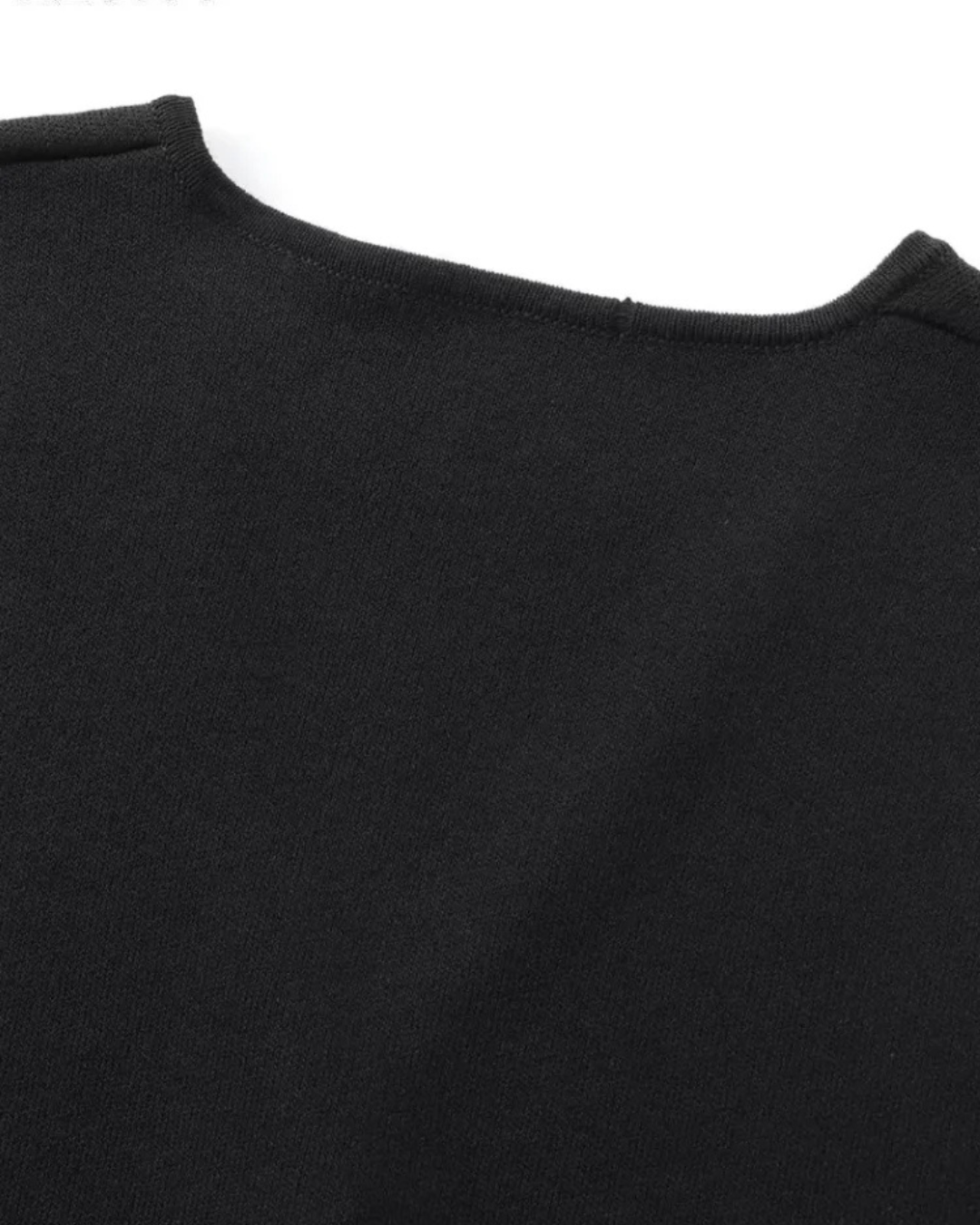 Gebreid Mouwloos V-Hals Vest met Gouden Knopen voor Dames