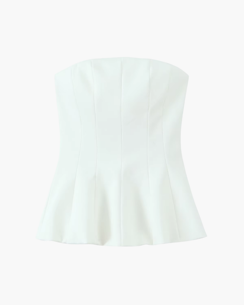High Street Strapless Top met Rits voor Dames