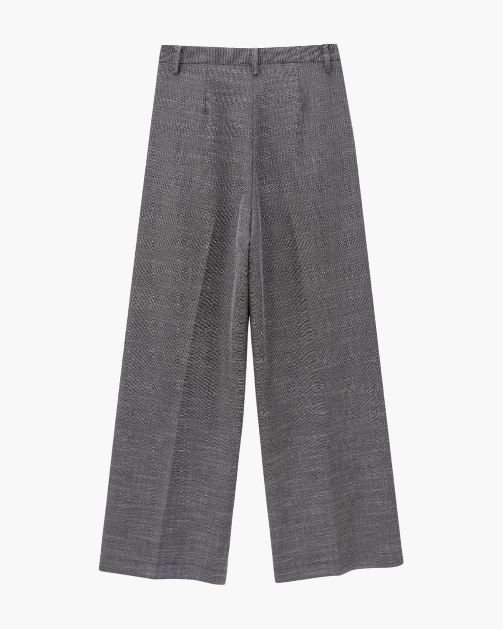 Vintage Grijze Office Lady Blazer en Broek Set