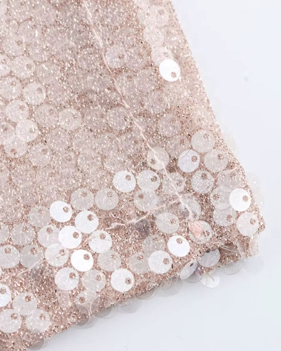 Hangende Halskraag met Open Rug Midi Jurk met Pailletten voor Dames