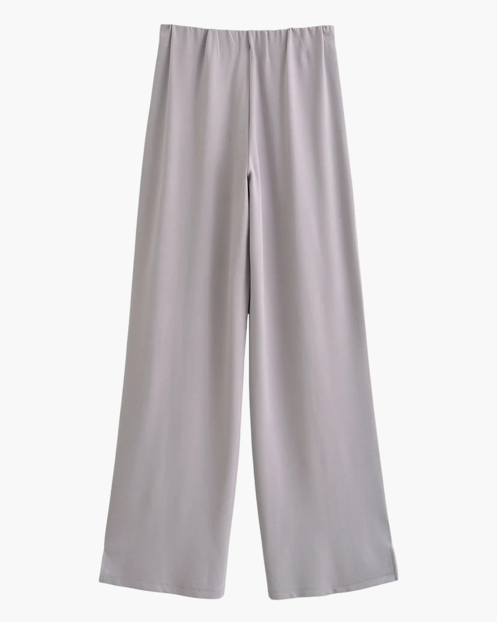 2-Delige Set met Slim Fit Top en Broek in Stretchstof voor Dames