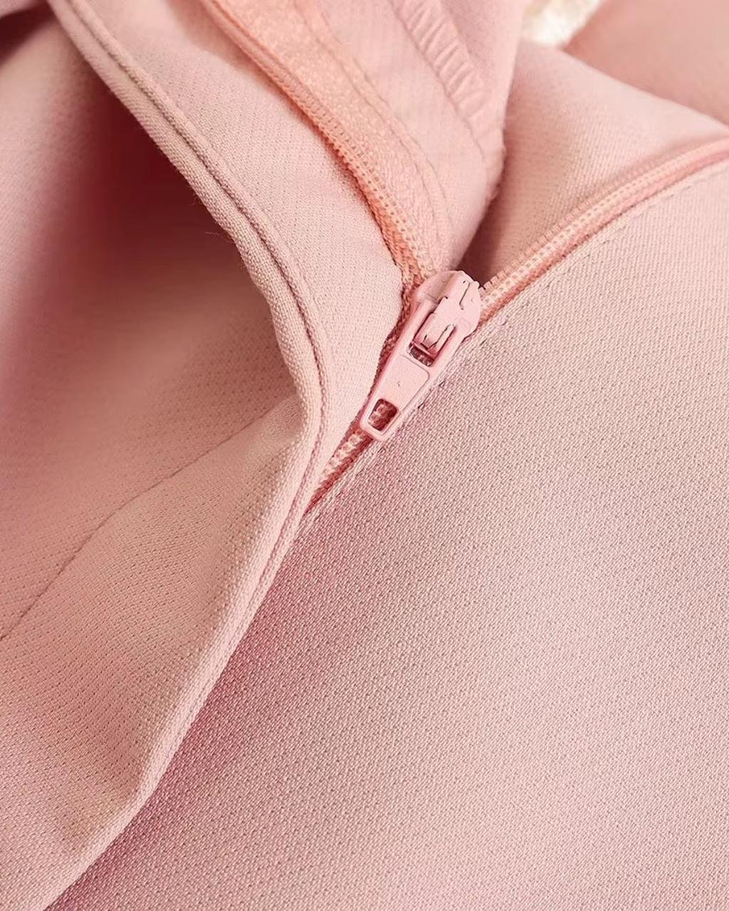 Chique Roze Gilet met Wijde Pantalon Set voor Dames