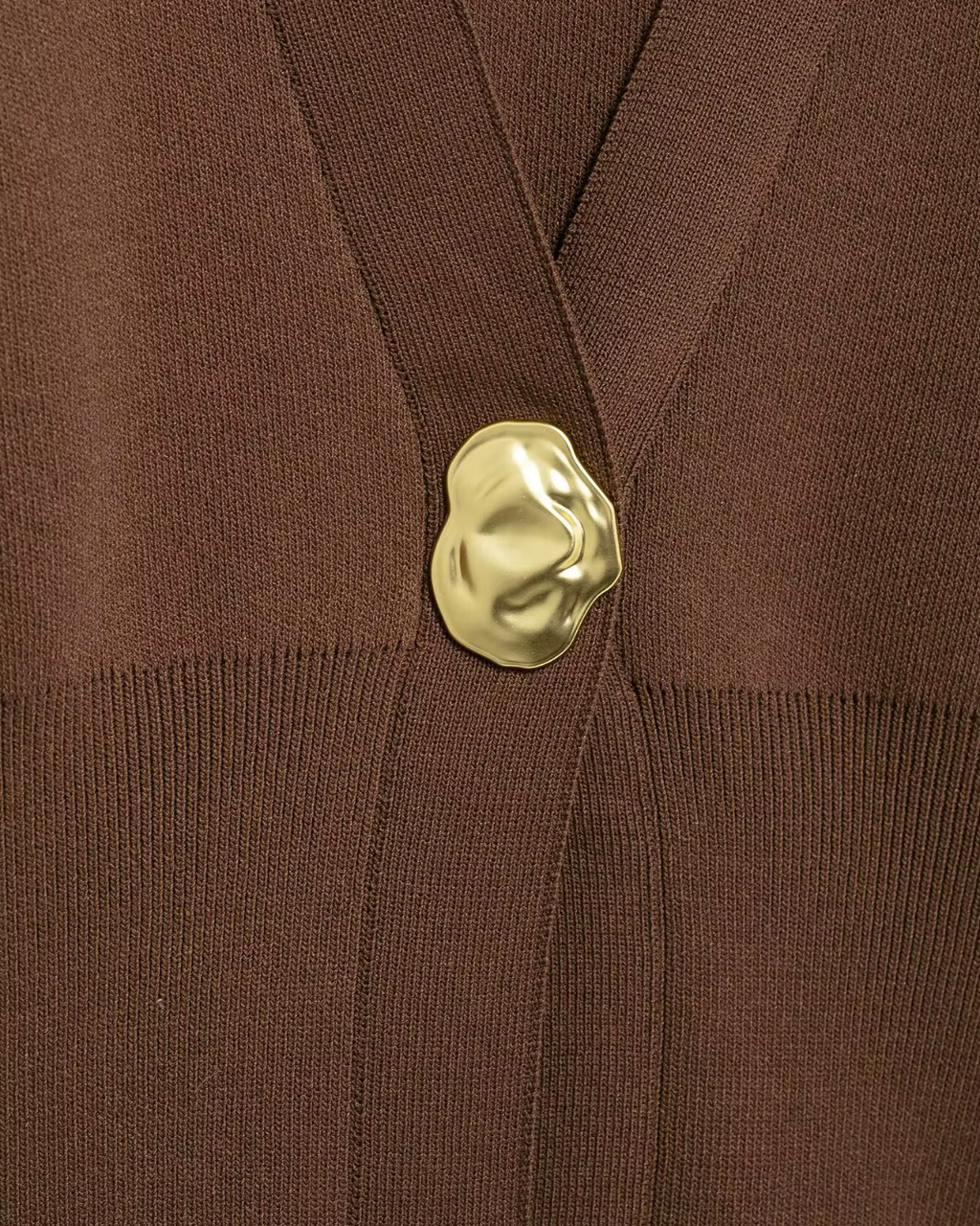 Casual Chique Vest met V-hals en Lange Mouwen voor Dames