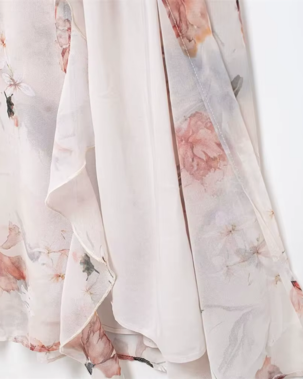 Zomerse Bloemenprint Midi Lange Jurk voor Dames