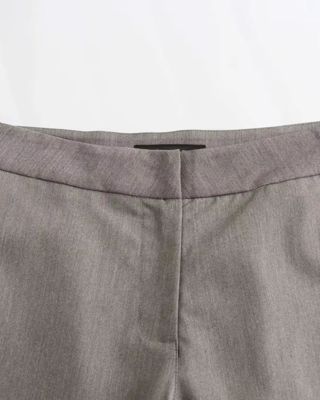 Vintage Office Grijze Blazer en Broek Set voor Dames