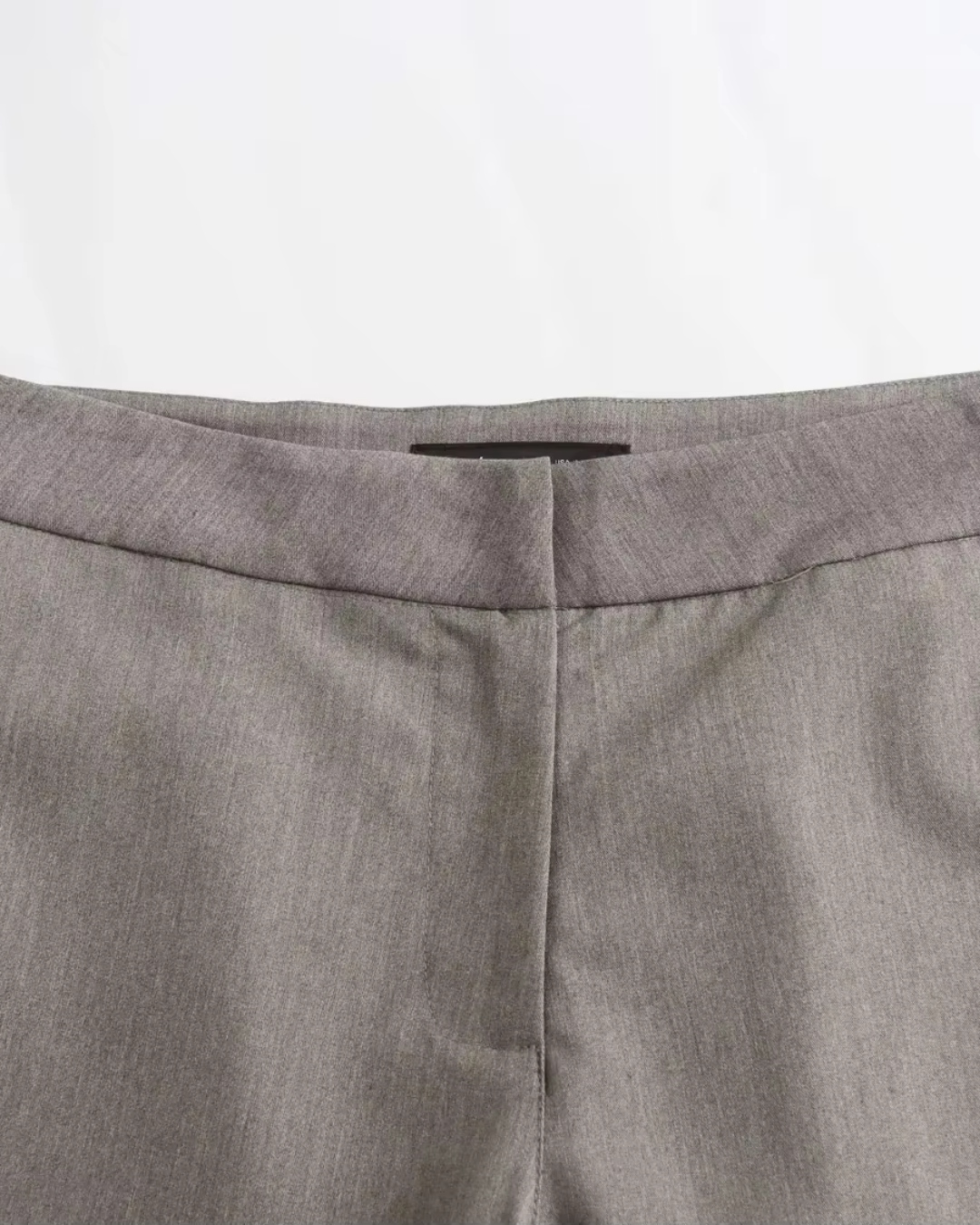 Vintage Office Grijze Blazer en Broek Set voor Dames