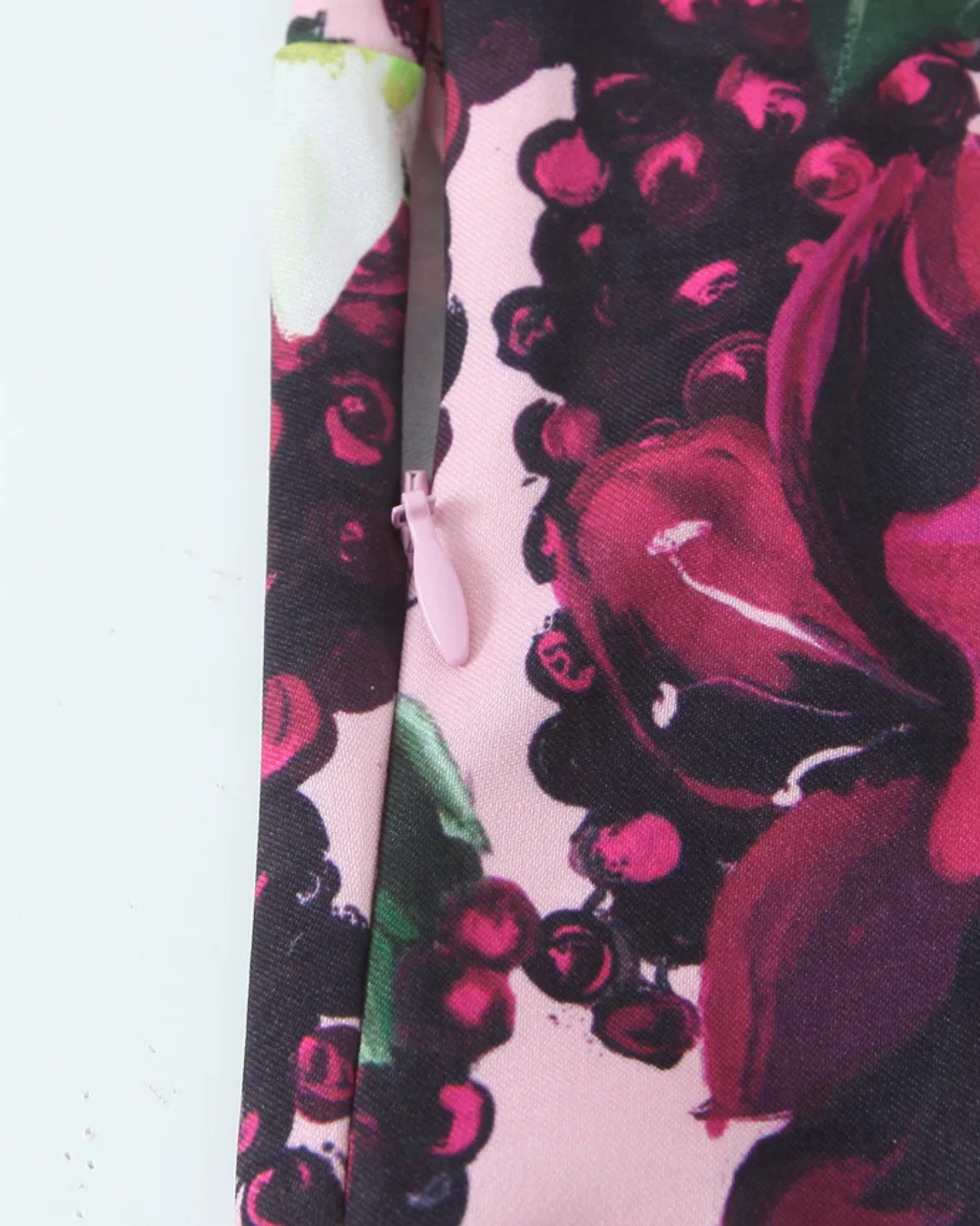 Paarse Bloemenprint Cami Jurk met Corsetlook voor Dames