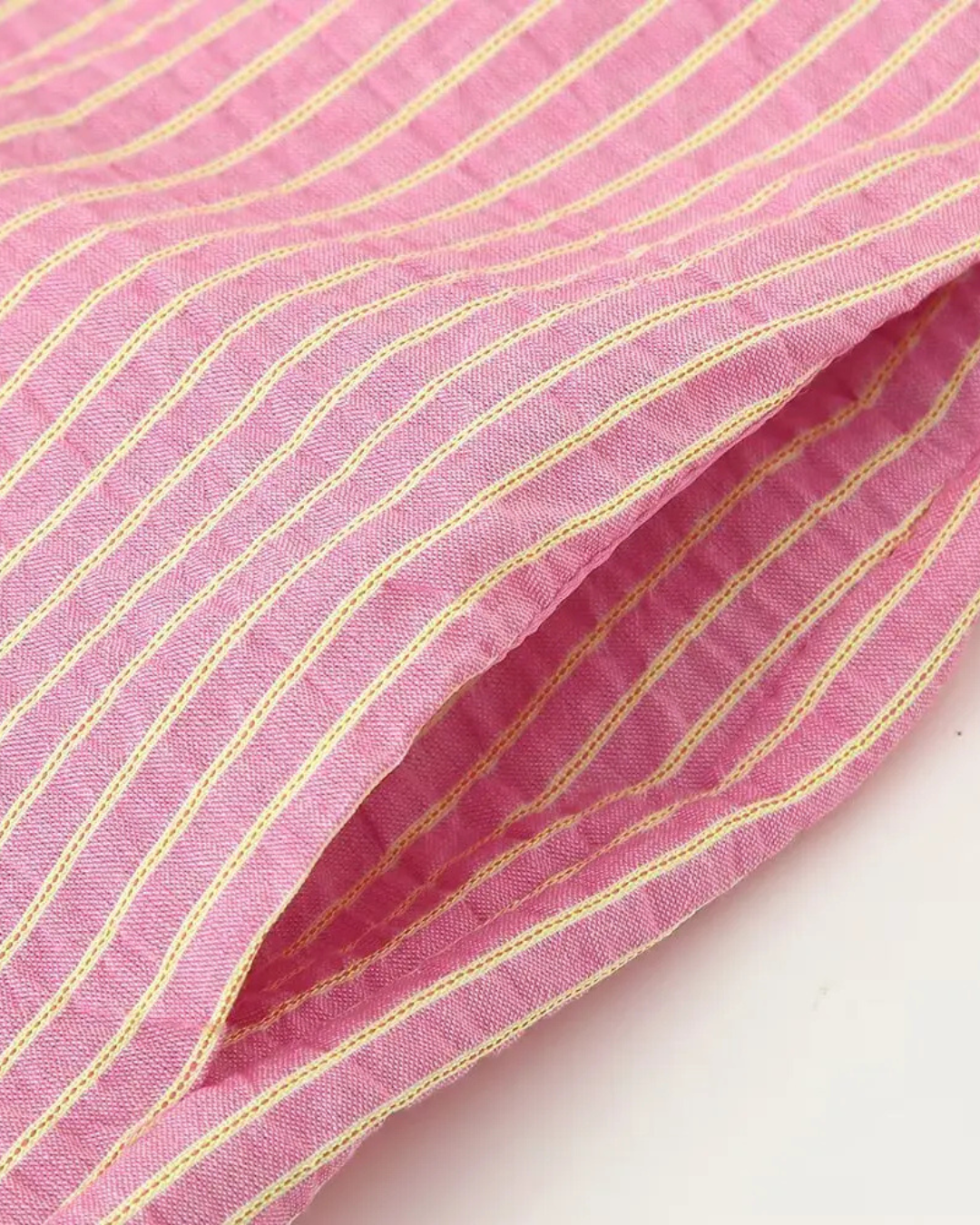 Zomerse 2-Delige Set - Gestreepte Backless Top met Strik & Wijde Broek voor Dames