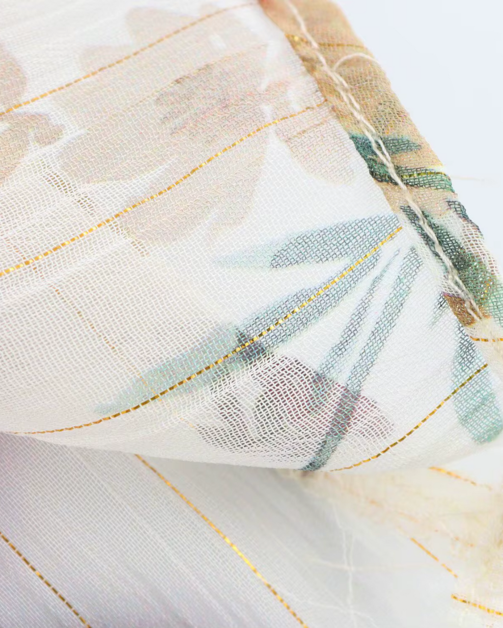 Vintage Bloemenprint Blouse met Flare Mouw voor Dames