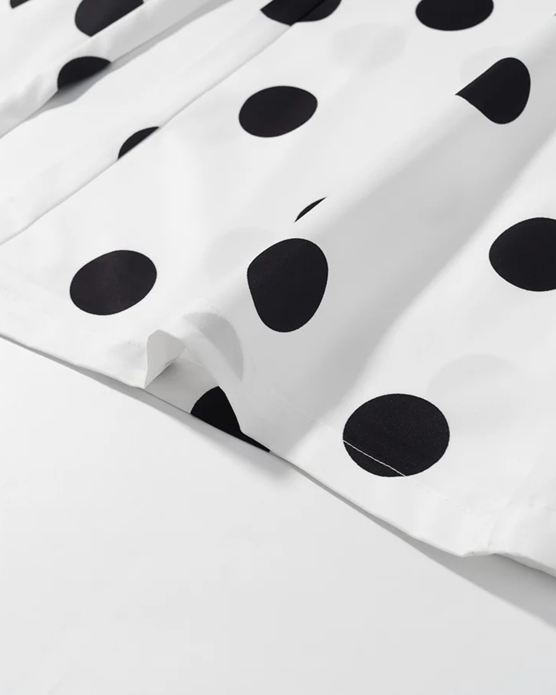 Tweedelige Set met Strapless Polkadot Top en Broek voor Dames