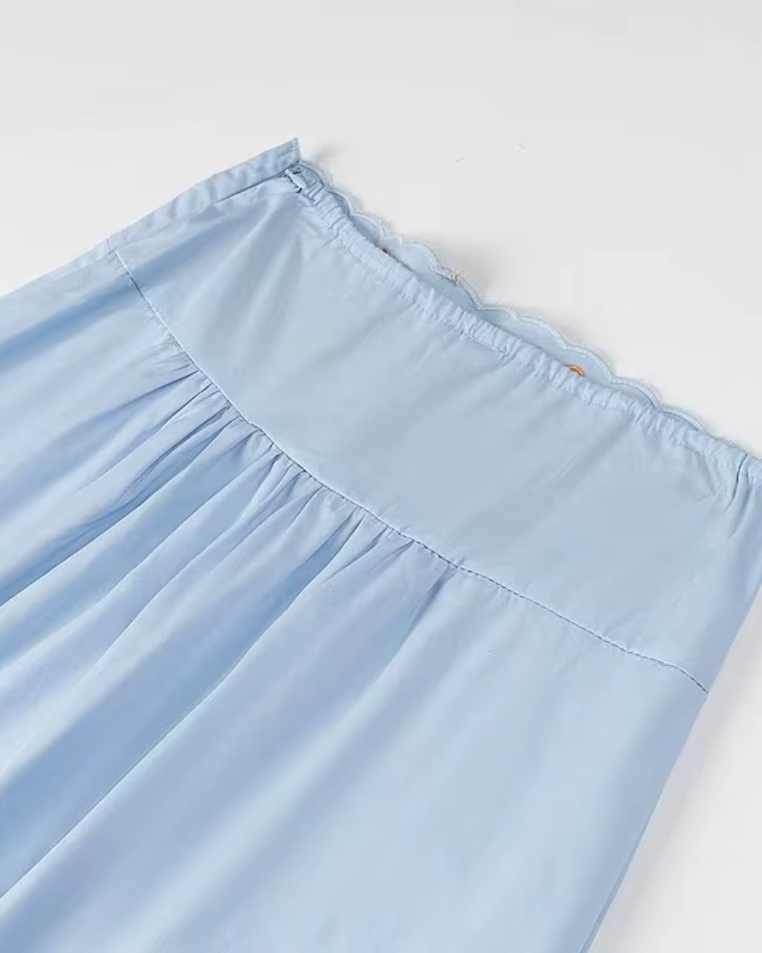 Elegante Korte Top En Rok Geborduurde Set voor Dames