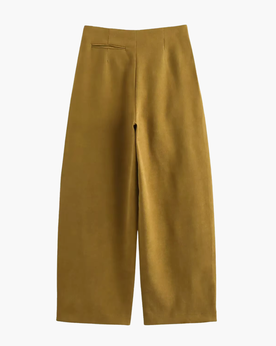 Vintage Chic Bruine Blazer en Broek Set voor Dames