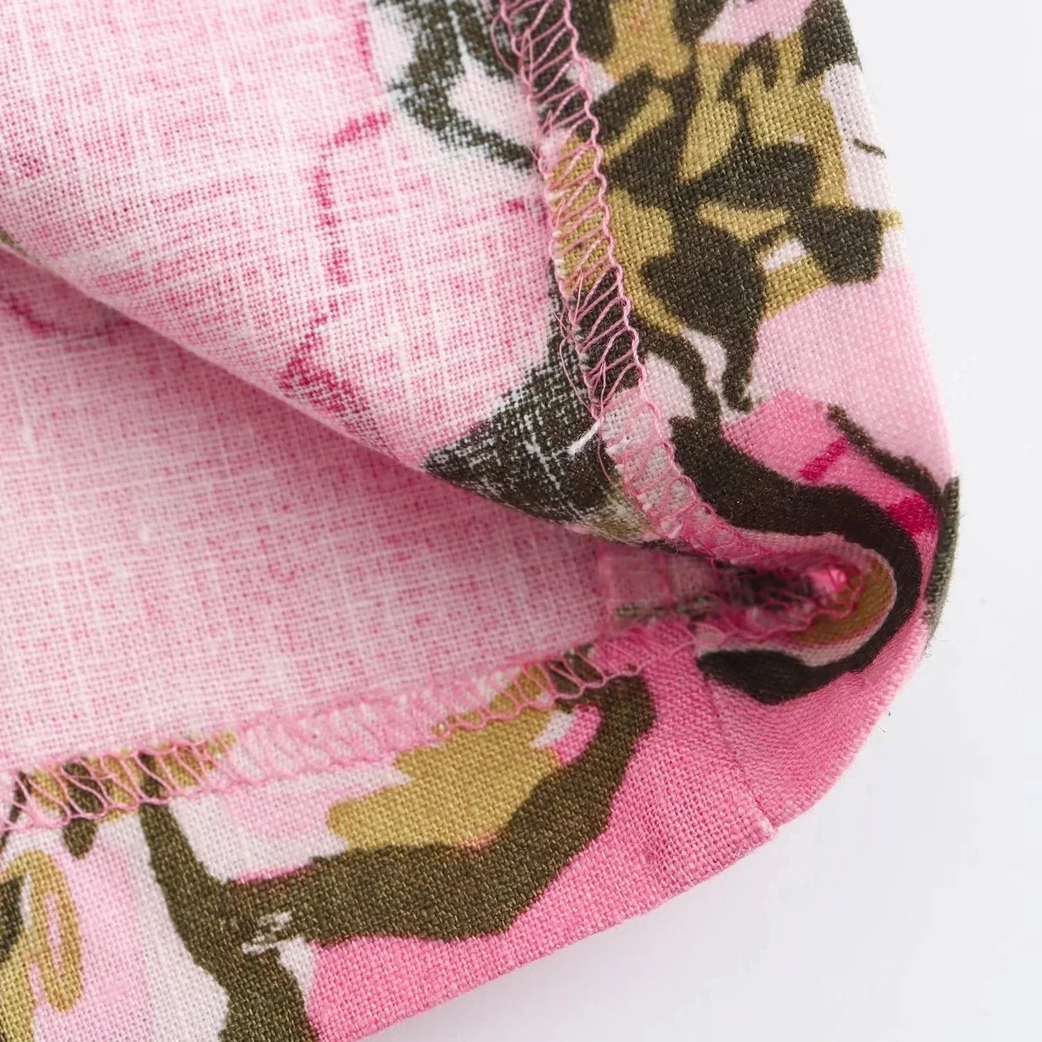 Vintage Mouwloze Rechte Zomerjurk met O-Hals voor Dames