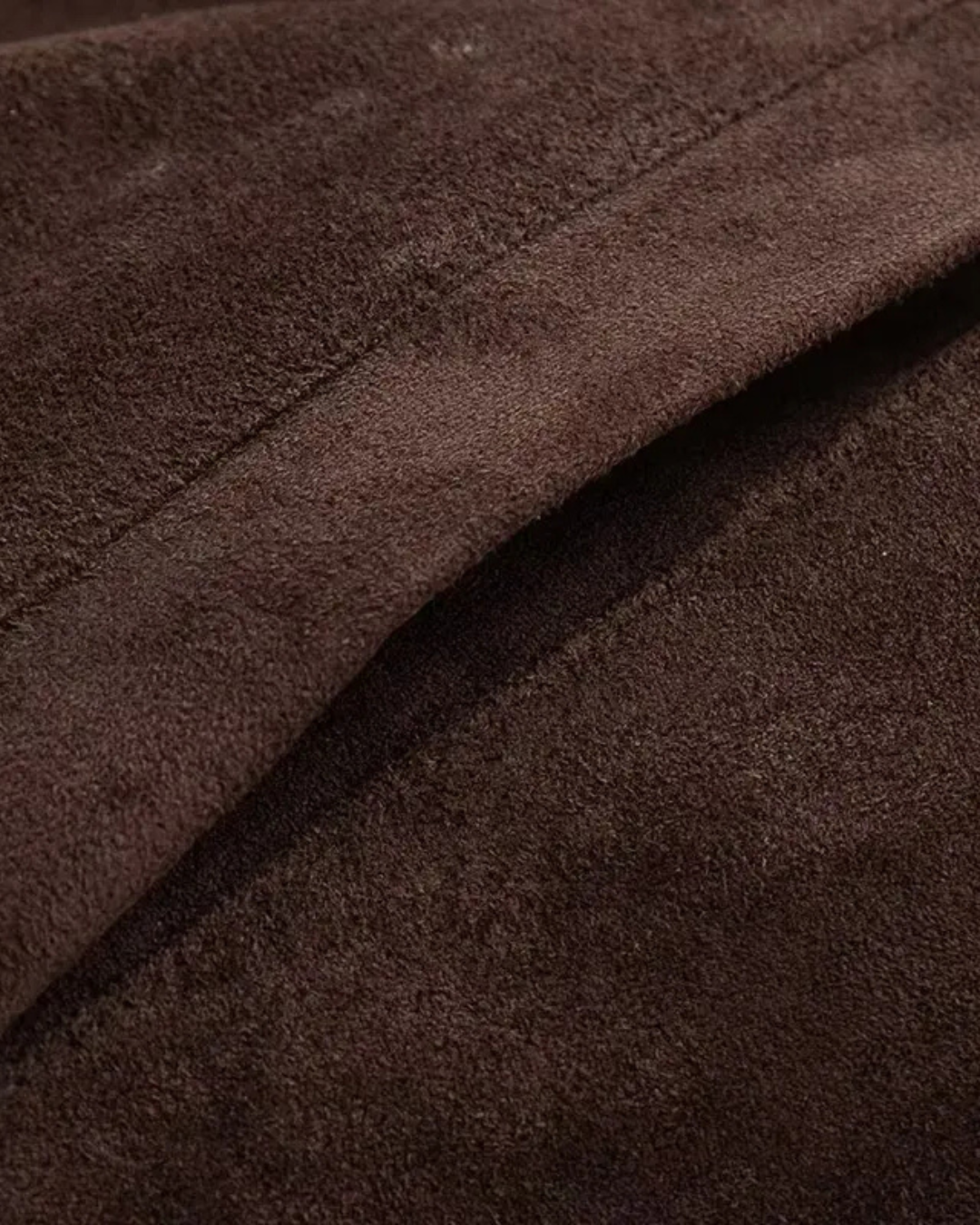 Korte Damesjas – Effen O-hals Jas met Knopen & Zijzakken