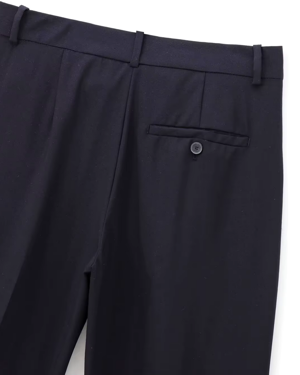 Elegante Luxe Marine Blauwe Blazer en Broek Set voor Dames