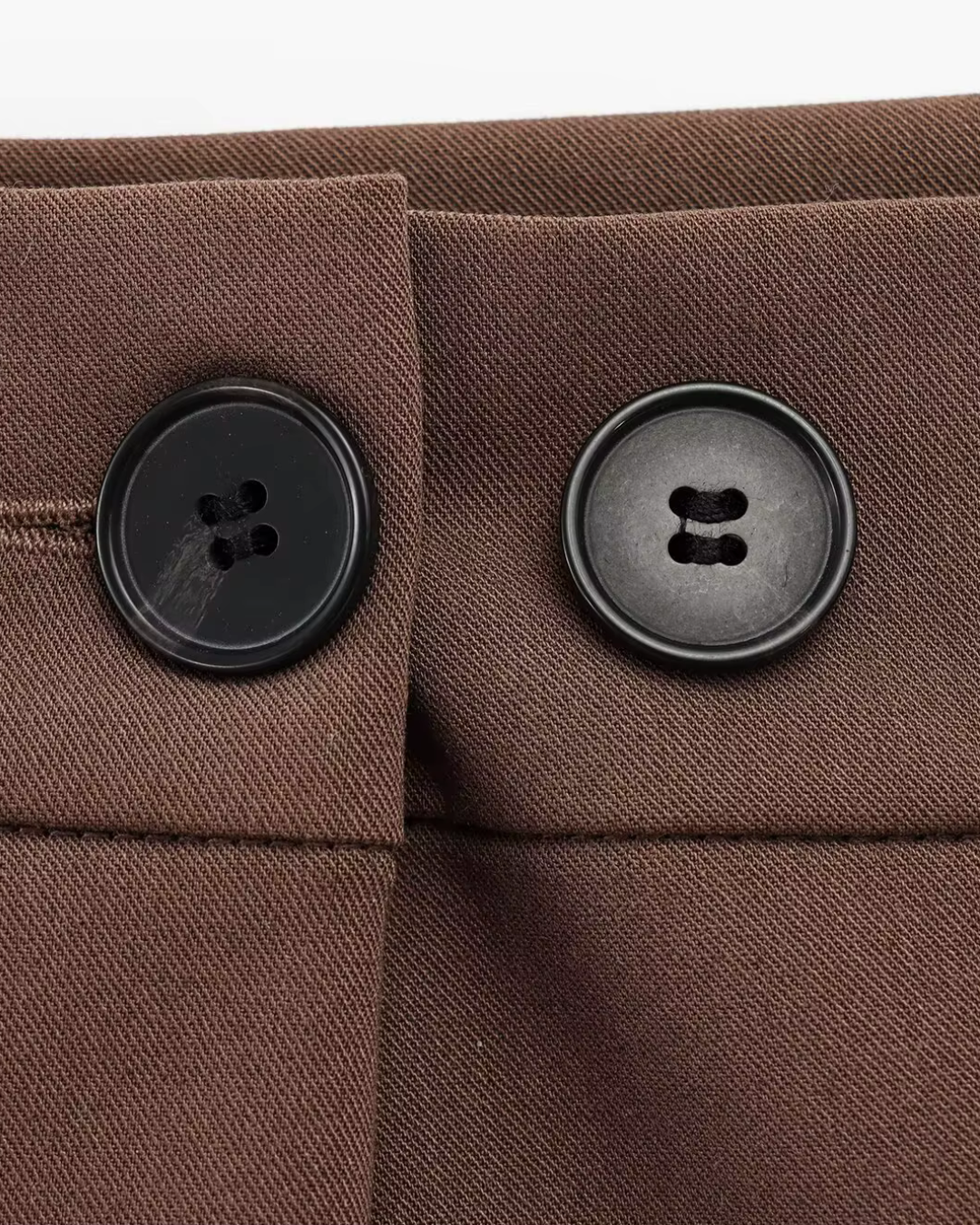 Oversized Bruine Blazer en Pantalon Set met Matching Riem Dames