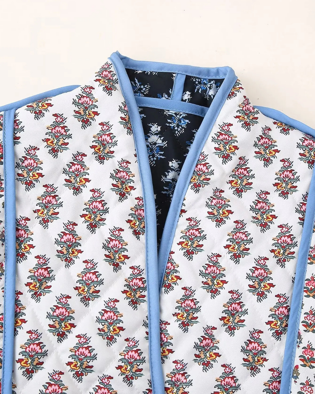 Omkeerbaar Retro Gewatteerd Winterjack voor Dames