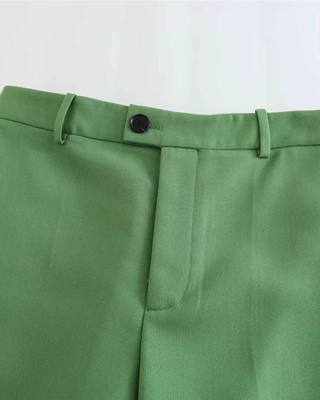 Lente Groene Zomer Blazer en Broek Set voor Dames